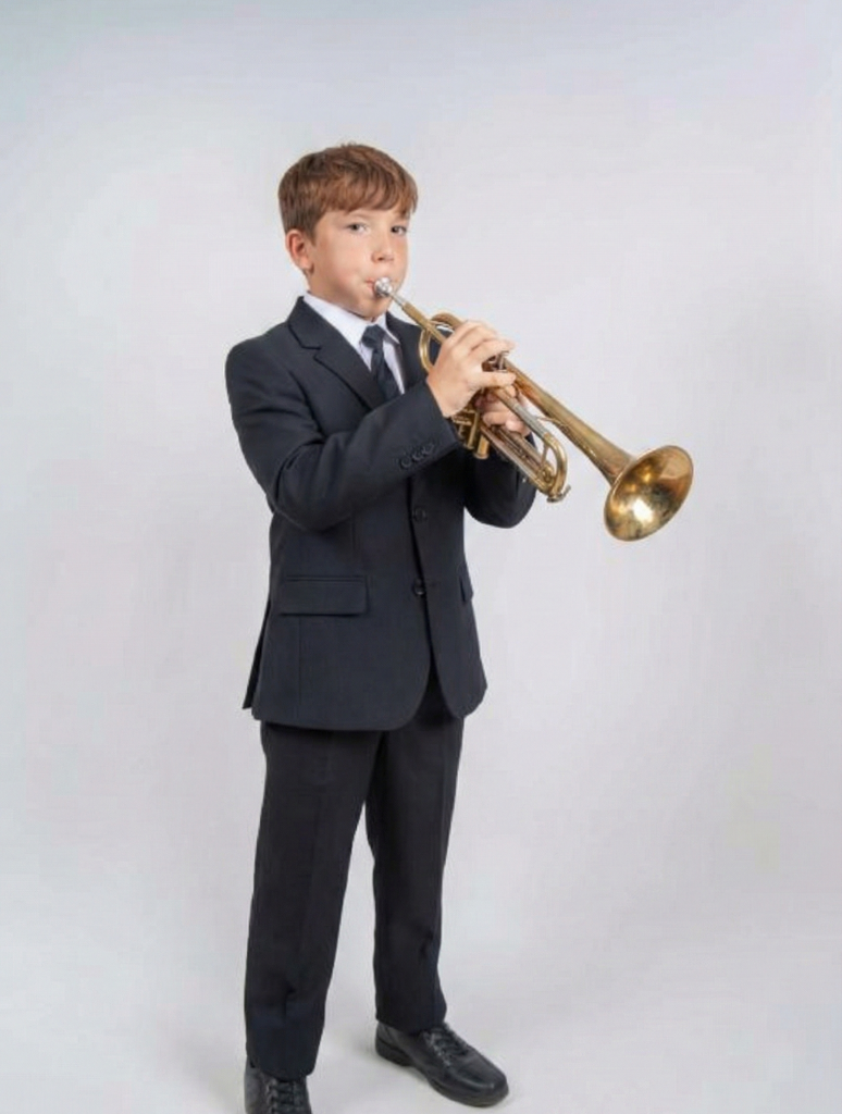 americana-negra-niño-banda